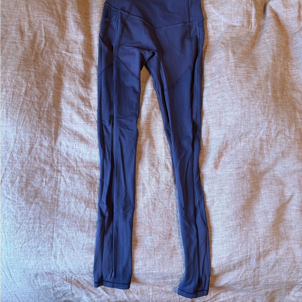 Purple High-Waist Performance Leggings